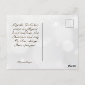 クリスマス賛美の聖書の第6節24-26 ポストカード (裏面)