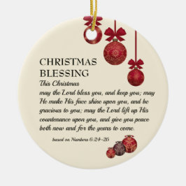 クリスマス賛美の |主よ賛美よ |フェスティバル セラミックオーナメント