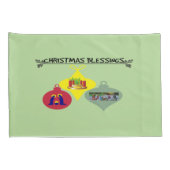 クリスマス賛美の 枕カバー (裏面-右)