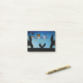 クリスマス賛美を楽しむ ポストイット (デスク上)