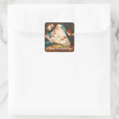 クリスマス賛美。 スクエアシール (バッグ)