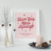 クリスマス赤ちゃんシャワーゲームママは何歳だった ポスター