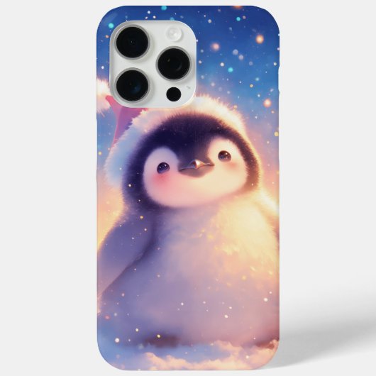 クリスマス赤ちゃんペンギン Case-Mate iPhoneケース (裏面)