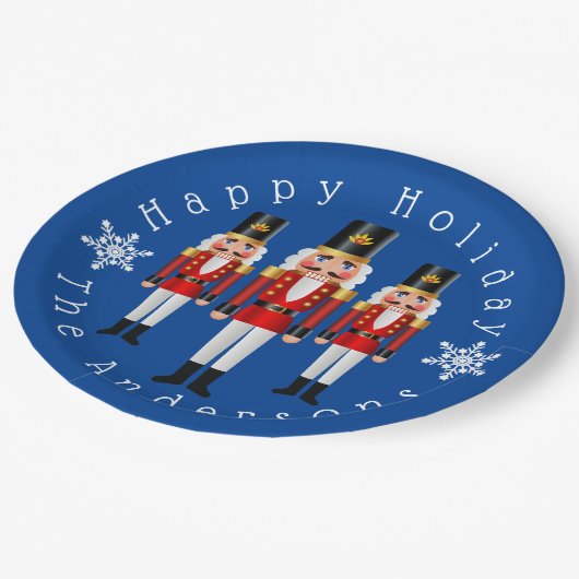 クリスマス赤と白のお菓子作り ペーパープレート (アングル)