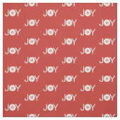 クリスマス赤と白の喜びパターン ファブリック (見本)