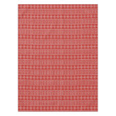 クリスマス赤と白の醜いセーター テーブルクロス (正面)