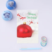 クリスマス赤と白ハッピーホリデーIV チラシ (シングル)