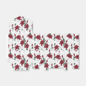 クリスマス赤と白ユリ フェイバーボックス (折り畳みなし)