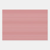 クリスマス赤と白休暇メリーと明るい ラッピングペーパーシート (正面3)