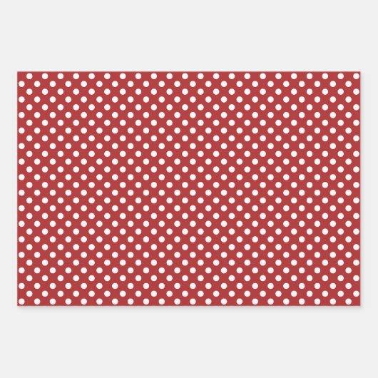 クリスマス赤と白休暇メリーと明るい ラッピングペーパーシート (正面2)