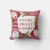 クリスマス赤と白格言 クッション (正面)