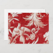 クリスマス赤みすぼらしい恋人 シーズンポストカード (正面/裏面)