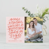 クリスマス赤面とオレンジの魔法 シーズンカード (スタンド正面)