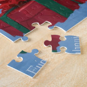 クリスマス走ハット付きフィンランドのラプンド雪 ジグソーパズル (側面)