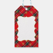 クリスマス踊りゴールデンレトリバー ギフトタグ (裏面)