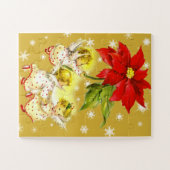 クリスマス踊りベビーエンジェルズチルドレンパズル ジグソーパズル (横)