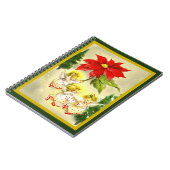 クリスマス踊りベビーエンジェルズノートブック ノートブック (左側)