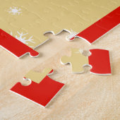 クリスマス踊りベビーエンジェルズピロー ジグソーパズル (側面)