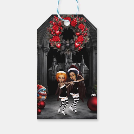 クリスマス踊り。 ギフトタグ (裏面)