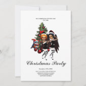 クリスマス踊り。 招待状 (正面)