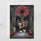 クリスマス踊り。 招待状 (裏面)