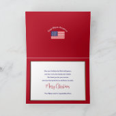 クリスマス軍隊ペンギン4ブランチ制服C カード (内部)