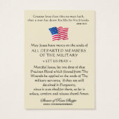 クリスマス軍隊追悼メモリアル宗教 (裏面)