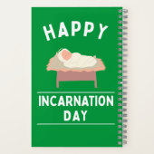 クリスマス転生の日ノート ノートブック (裏面)