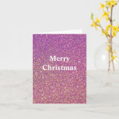 クリスマス輝き カード (黄色い花)