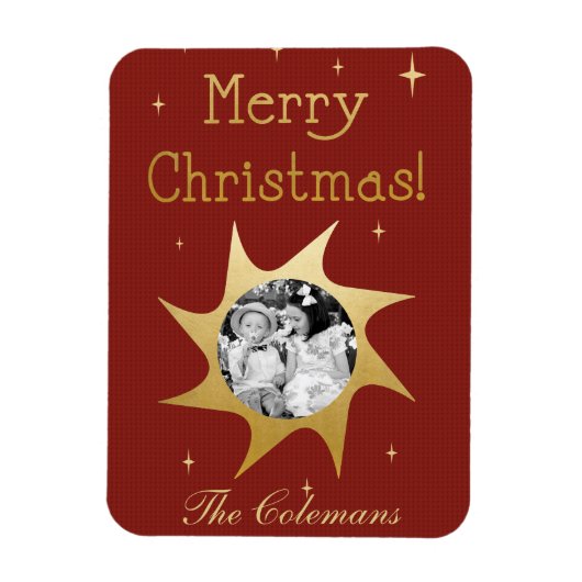 クリスマス輝くの願い – フォトマグネット マグネット (縦)