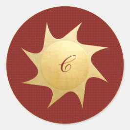 クリスマス輝くの願い – ラウンドステッカー ラウンドシール