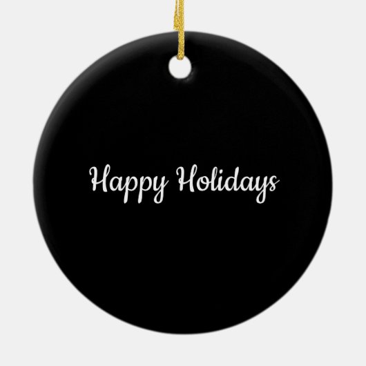 クリスマス輝く星メリー輝く家族の名前 セラミックオーナメント (裏面)