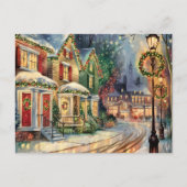 クリスマス近所はがき ポストカード (正面)