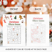 クリスマス迷路ゲーム シーズンカード
