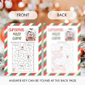 クリスマス迷路ゲーム シーズンカード