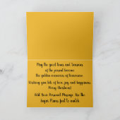 クリスマス通りホリデーカード シーズンカード (内部)