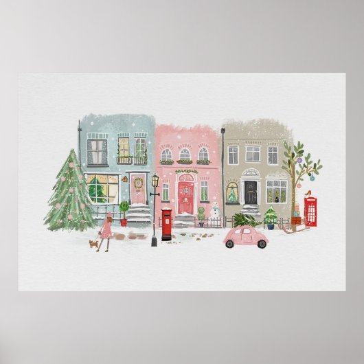 クリスマス通りポスター ポスター (正面)