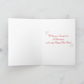 'クリスマス通りランプ'ホリデーカード – クリスマス (内部)