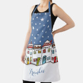 クリスマス通り雪景色 エプロン (インサイチュ)