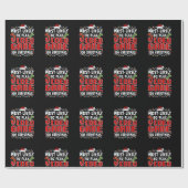 クリスマス遊ゲームでビデオゲームをする可能性が最も高い ラッピングペーパー (フラット)