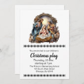 クリスマス遊招待状 招待状 (正面/裏面)