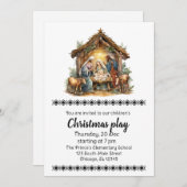 クリスマス遊招待状 招待状 (正面/裏面)