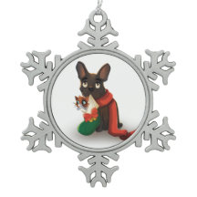 クリスマス運ストッキングスノーフレークのパックスヘイイ