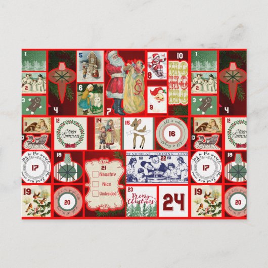 クリスマス過去はがき ポストカード (正面)