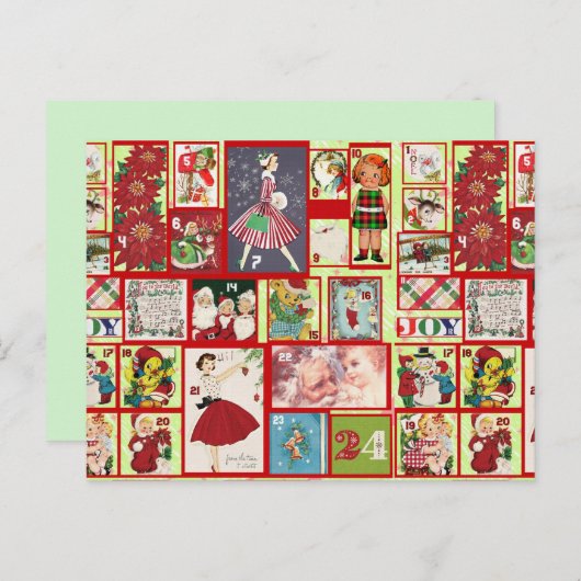 クリスマス過去はがき ポストカード (正面/裏面)