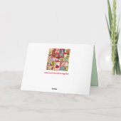 クリスマス過去グリーティングカード カード (裏面)