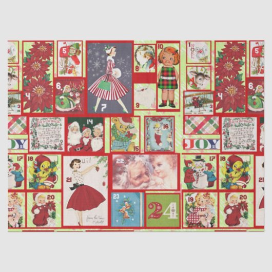 クリスマス過去ティッシュペーパー 薄葉紙 (正面)