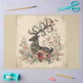 クリスマス過去デザインシリーズ24 薄葉紙 (クラフト)