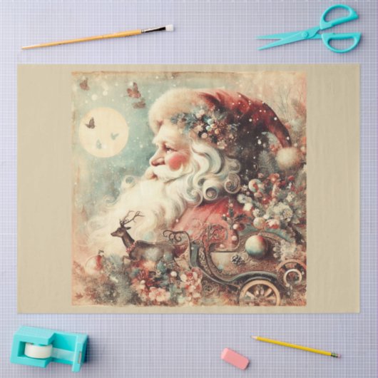 クリスマス過去デザインシリーズ7 薄葉紙 (クラフト)