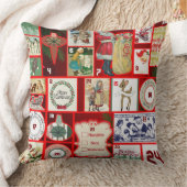 クリスマス過去枕 クッション (ブランケット)